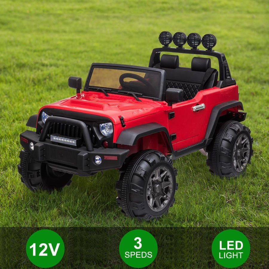Segmart® Red 12v Battery Powered Ride On Car Truck