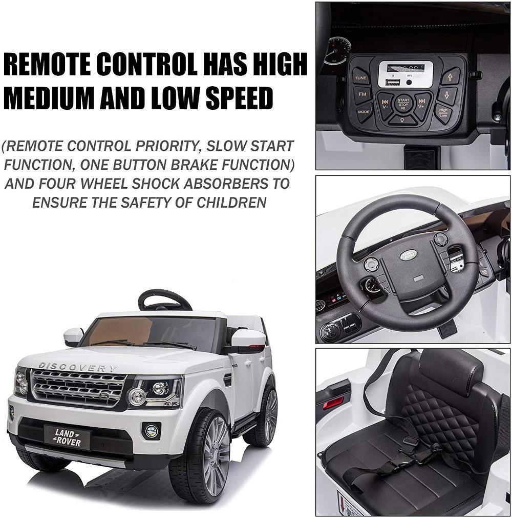 Segmart®Official Licensed Red Land Rover Kids Cars 12v Kids Toys With ...