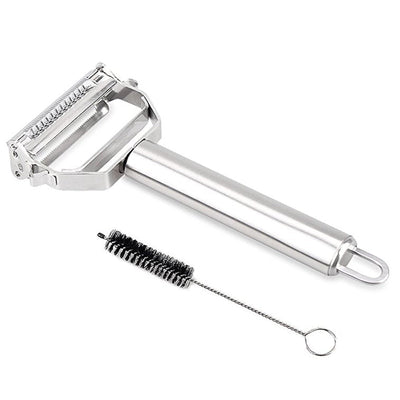 Julienne Potato Peeler for Kitchen, SEGMART 6.9'' x 3.1'' Premium Ultra Sharp Julienne Peeler & Vegetable Peeler, Ergonomic Peeler with Stainless Steel Handle for Fruit Vegetable Carrot Apple, S5695