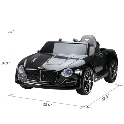 Ride on Toys for 3-4 Year Olds Boy Girl, Licensed Bentley 12 V Kids Ride On Car with Remote Control,LED Lights and Horn