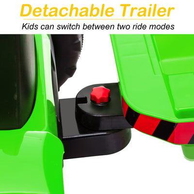 Segmart® Ride on Car Tractor Remote Control 12V Rechargeable Battery Motorized Vehicles for Kids