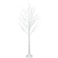 Christmas Trees with White Lights, SEGMART 4 Feet Artificial Christmas Trees with 48 Warm White LED Lights, PVC Stand, for Christmas Party Decorations Tree Plugin Indoor Outdoor, S6960