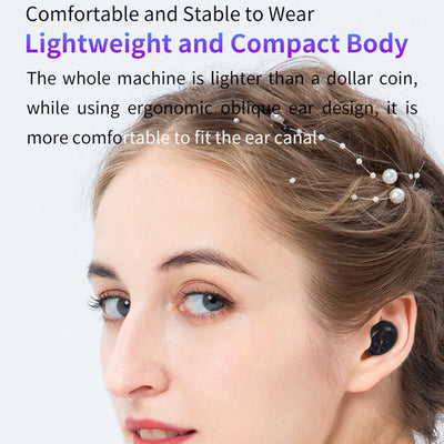 Wireless Bluetooth Earbuds, Bluetooth 5.0 Earphones with Digital LED Display, 2000 mAH Charging Case, 220H Playtime Noise Cancelling Headphone, IPX7 Waterproof Built-in Mic for Sport, Workout, Gym, Q1