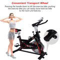 Cycling Bike, Professional Indoor Stationary Cycling Bike, Smooth Quiet Belt Drive Exercise Bike, Bike with LCD Monitor/Adjustable Handlebar seat, for Home Cardio Gym Workout, I7782