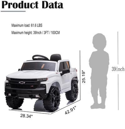 CHEVROLET KIDS CARS 12V KIDS TOYS WITH R/C PARENTAL REMOTE