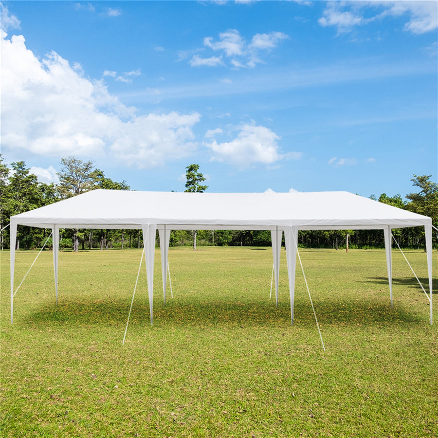 Canopy Party Tent for Outside, SEGMART 10' x 20' Patio Tent, White Outdoor Party Wedding Tent, Backyard Tent for Catering Garden Beach Camping, L