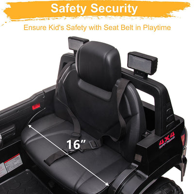 Ride on Toys for Kids, 12V Licensed Toyota Tacoma Ride on Cars with Remote Control, Motorized Vehicles Ride on Truck with Lights/Music, Black Battery Powered Ride on Cars for Boys 3 to 5 YO, LLL3129