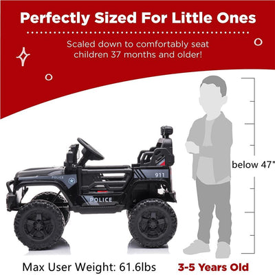Battery Cars for Kids, 12 Volt Ride on Toys with Remote, Powered Ride on Cars for Girls Ages 3-5, Pink Electric Vehicle Ride on Truck, with LED Lights, Stickers, Seatbelt, Foot Pedal, FM, L5338