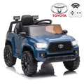 Ride on Cars for Boys, Licensed Toyota Tacoma 12V Electric Ride on Cars with Remote Control, Blue Motorized Vehicles Ride on Truck with Headlights/Music Player for 3 to 5 YO, LLL3152