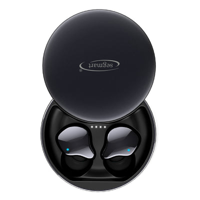 SEGMART Wireless Bluetooth Earbuds, Wireless Earphones with Microphone, Wireless Earbuds for iPhone, True Wireless Earbuds Bluetooth 5.0, IPX5 Waterproof in-Ear Earbuds with Charging Case, H1409